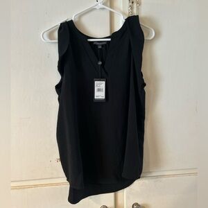 Adrianna Papell Black Sleeveless Blouse NWT